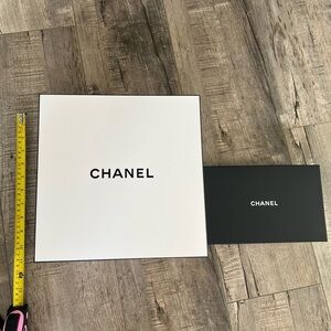 Chanel White and Black Gift Boxes